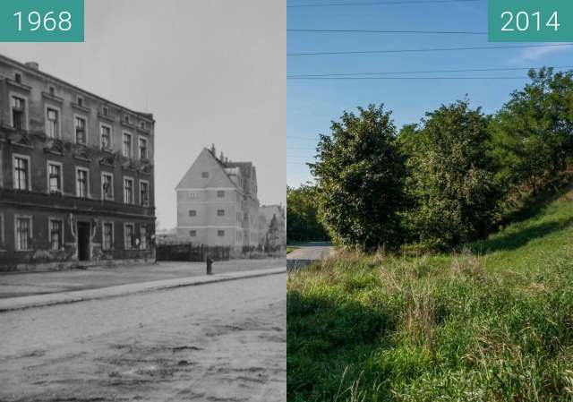 Vorher-Nachher-Bild von Ulica Św. Wawrzyńca zwischen 1968 und 2014