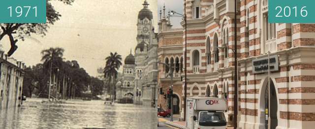 Image avant-après de National Textile Museum (Flood Desaster) entre 01.1971 et 25/07/2016