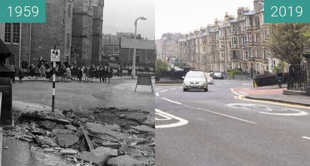 Vorher-Nachher-Bild von Ashley-Bridge zwischen 1959 und 24.04.2019