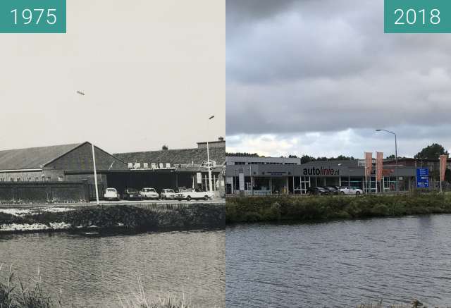 Vorher-Nachher-Bild von Garage Klaver in Alkmaar zwischen 1975 und 16.08.2018