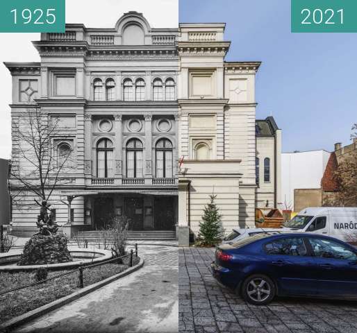 Vorher-Nachher-Bild von Ulica 27 Grudnia, Teatr Polski zwischen 1925 und 20.02.2021