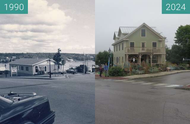 Image avant-après de Dockside Restaurant and Farmer's Union entre 1990 et 09/08/2024
