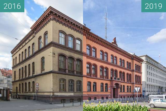 Vorher-Nachher-Bild von Aleje Marcinkowskiego zwischen 26.03.2016 und 14.09.2019