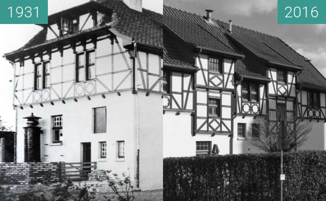 Image avant-après de Bahnhof Wulffskotten Hasbergen. entre 1931 et 24/02/2016