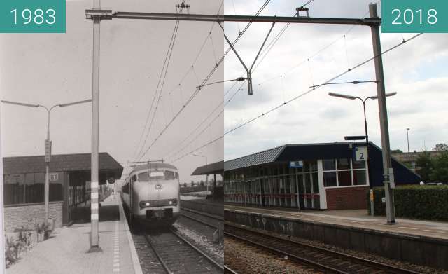 Vorher-Nachher-Bild von Station Alkmaar Noord zwischen 10.1983 und 11.07.2018