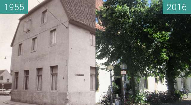 Before-and-after picture of Grüner Jäger between 1955 and 2016-Jul-18