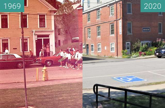 Image avant-après de Memorial Day Belfast, Maine entre 30/05/1969 et 04/09/2020