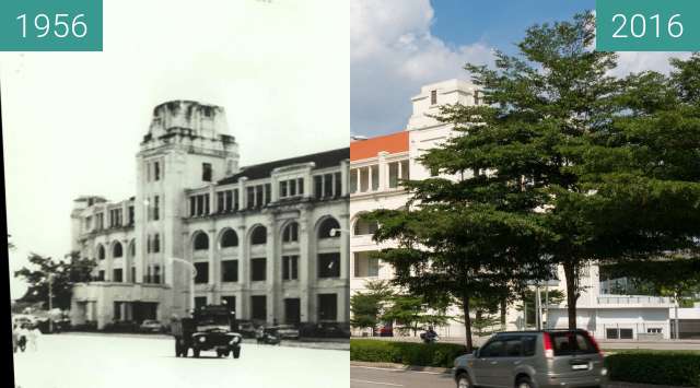 Vorher-Nachher-Bild von Sulaiman Building (former Sharia Court) zwischen 1956 und 29.07.2016