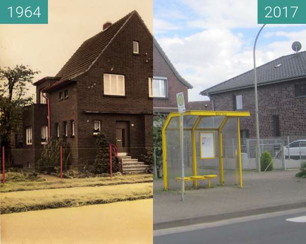 Vorher-Nachher-Bild von Haus Lamersdorf zwischen 1964 und 20.05.2017