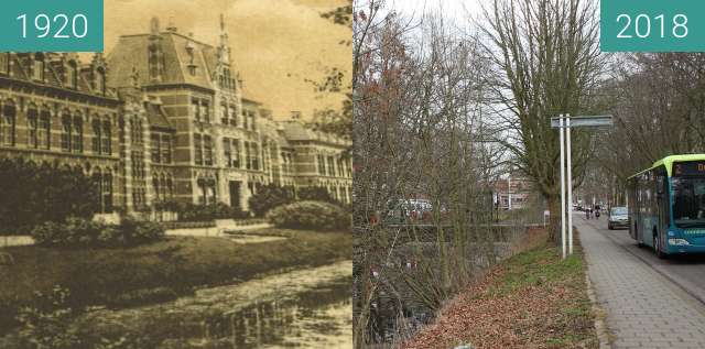 Vorher-Nachher-Bild von former military school zwischen 1920 und 12.03.2018