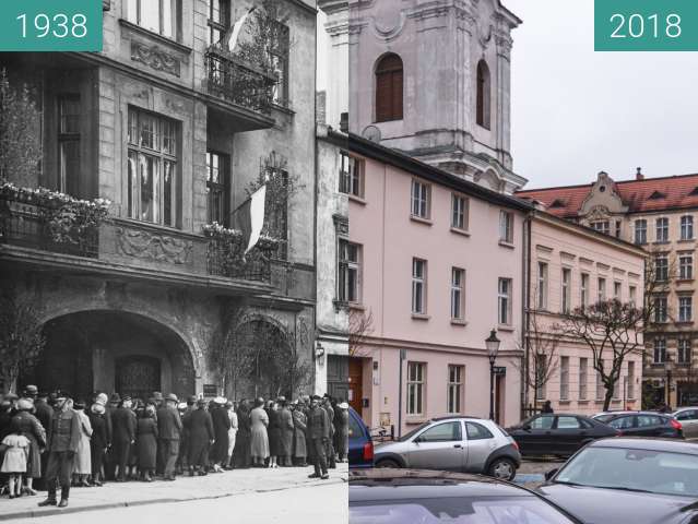 Vorher-Nachher-Bild von Ulica Szewska zwischen 06.1938 und 15.03.2018