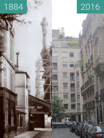 Image avant-après de Rue de Chazelles entre 1884 et 2016