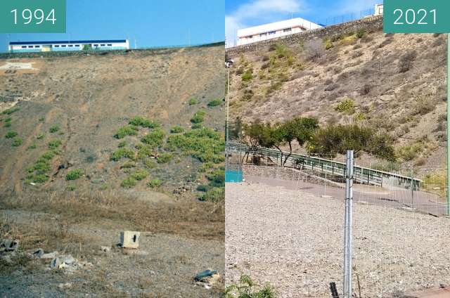 Before-and-after picture of EL PARQUE DE LAS REHOYAS between 1994 and 2021-Nov-15