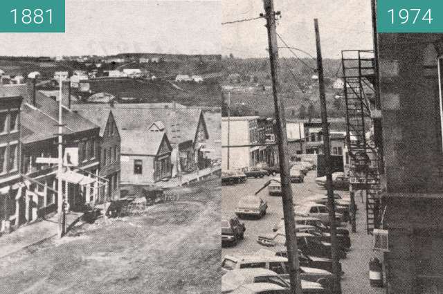 Image avant-après de 1881 and 1974 Belfast, Maine entre 1881 et 1974