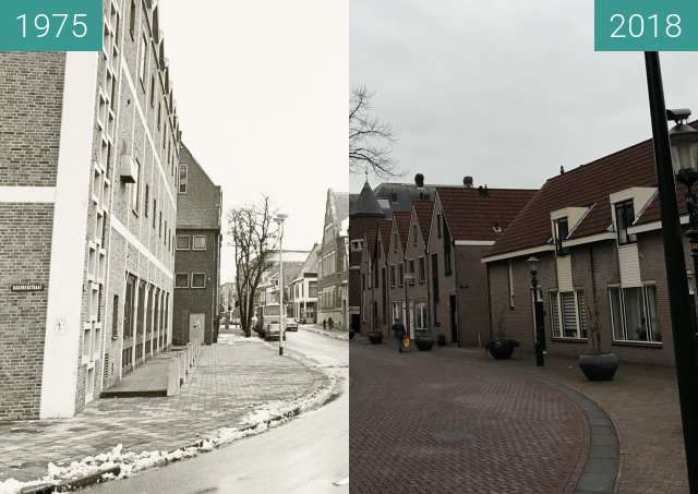 Vorher-Nachher-Bild von The street 'De Heul' in Alkmaar zwischen 04.11.1975 und 07.11.2018