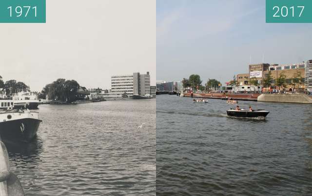 Vorher-Nachher-Bild von Noorderkade and canal zwischen 08.10.1971 und 29.08.2017