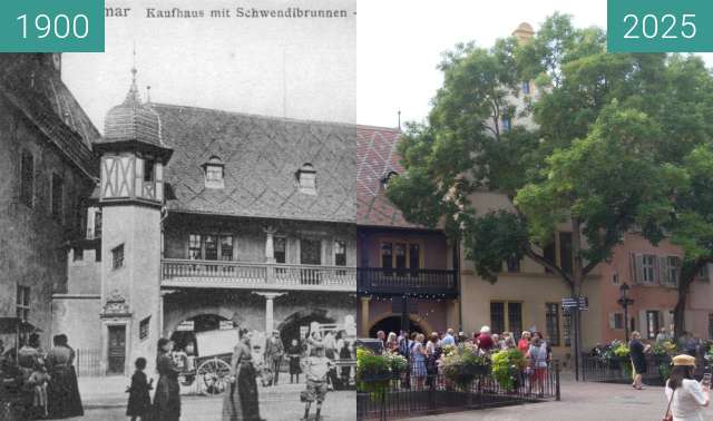 Vorher-Nachher-Bild von Koifhus zwischen 1900 und 08.2025