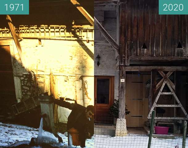 Before-and-after picture of le sappey between 01/1971 and 12/2020