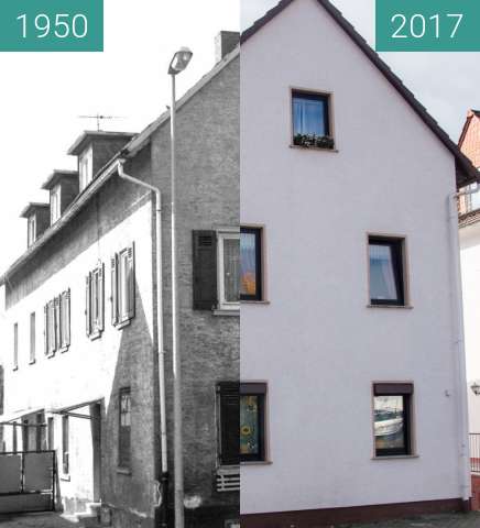 Vorher-Nachher-Bild von Bad Homburg Gonzenheim, Frankfurter Landstr 140 zwischen 1950 und 03.10.2017