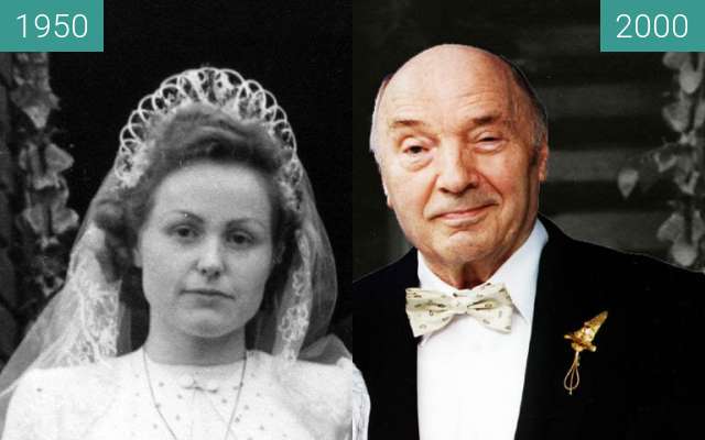 Vorher-Nachher-Bild von Goldene Hochzeit zwischen 05.05.1950 und 05.05.2000