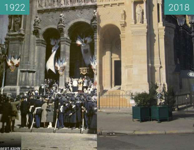 Image avant-après de St. Augustin entre 14/05/1922 et 10/02/2018